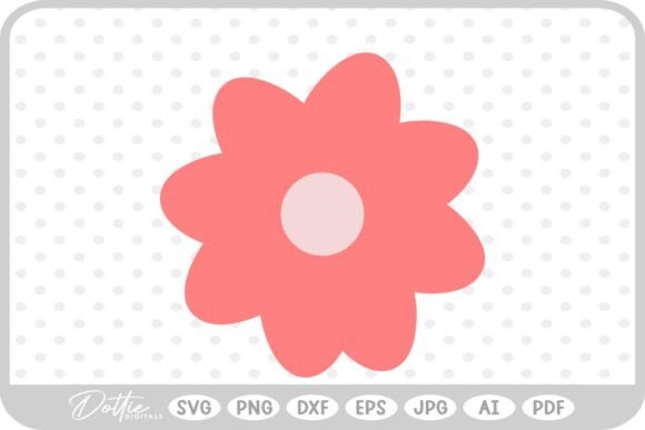 Flower Summer Pink Floral SVG PNG DXF