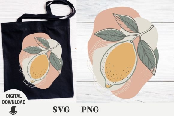 Lemon Svg, Fruit Svg, Floral Svg, Summer