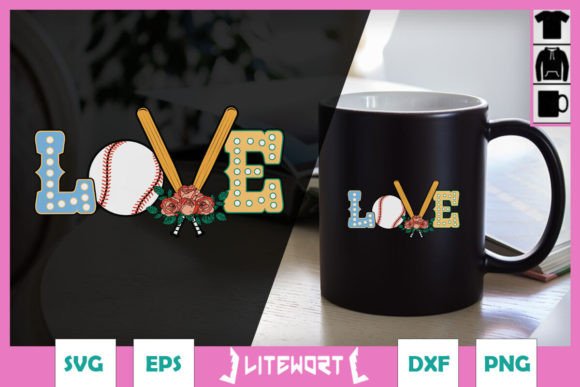 LOVE Baseball Floral SVG Review